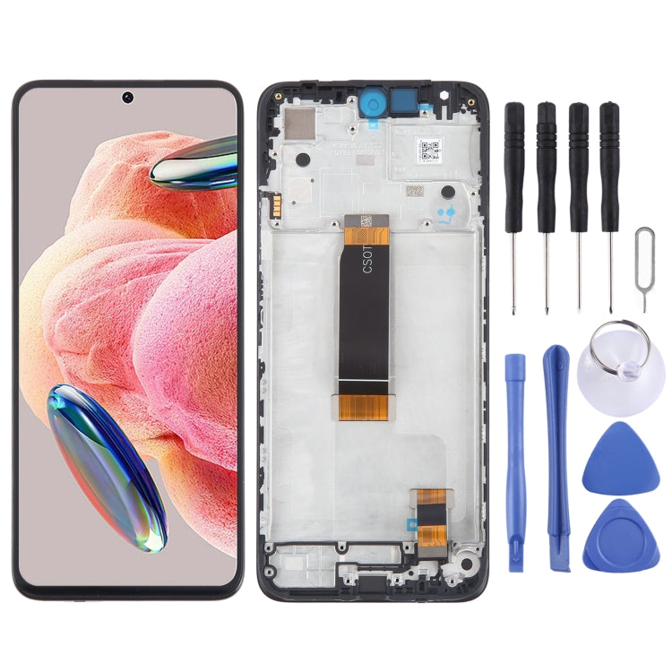 Original IPS Material LCD Screen Digitizer Full Assembly with Frame, For Xiaomi Poco C61, For Xiaomi Poco M6 5G, For Xiaomi Redmi 13C 5G, For Xiaomi Poco C65, For Xiaomi Redmi 13C 4G, For Xiaomi Poco M6 Pro 5G, For Xiaomi Redmi 12 5G                   ...