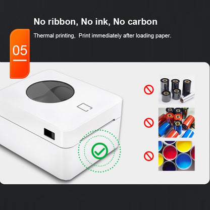 ZJ-9250 100x150mm USB Thermal Label Printer, US Plug, EU Plug, UK Plug, AU Plug