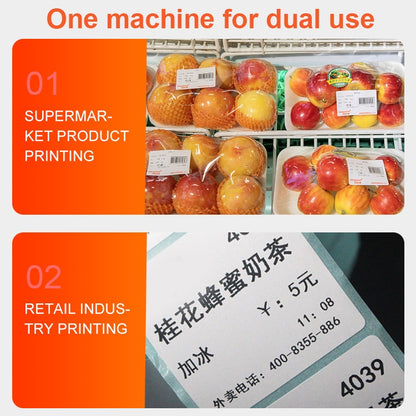 ZJ-9250 100x150mm USB Bluetooth Thermal Label Printer, US Plug, EU Plug, UK Plug, AU Plug