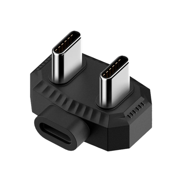 Lavalier Microphone U-shaped Charging Adapter OTG Converter, 8 Pin to USB-C / Type-C + 8 Pin, Type-C to USB-C / Type-C + 8 Pin, 8 Pin to Dual USB-C / Type-C, Type-C to Dual USB-C / Type-C
