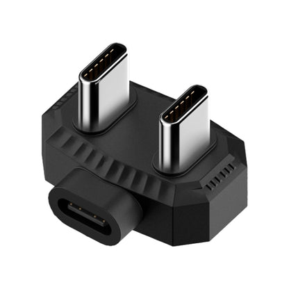 Lavalier Microphone U-shaped Charging Adapter OTG Converter, 8 Pin to USB-C / Type-C + 8 Pin, Type-C to USB-C / Type-C + 8 Pin, 8 Pin to Dual USB-C / Type-C, Type-C to Dual USB-C / Type-C