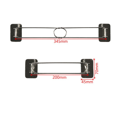 RV Camper Van Stainless Steel 304 Shower Corner Storage Bar