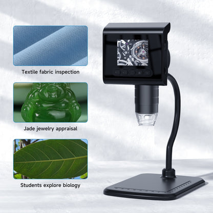 P190 1000X Desktop HD Digital Microscope with 2.4 inch Screen, P190