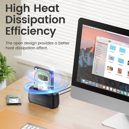 ORICO DD18C3 Single Bay 2.5 & 3.5 inch SATA Drive Docking Station, AU Plug, EU Plug, UK Plug, US Plug