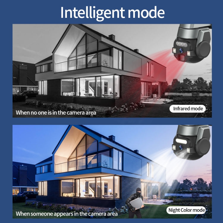 CF-Q812ES 5MP Two-way Voice Outdoor IP66 Waterproof WiFi Camera, US Plug, UK Plug, AU Plug, EU Plug