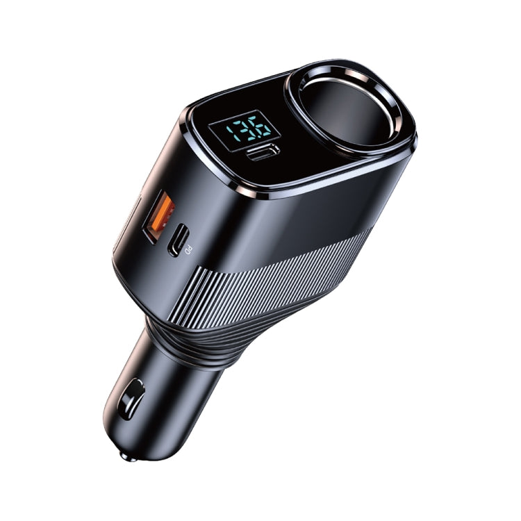 C26 4 in 1 PD45W Type-Cx2+USB Car Cigarette Lighter Fast Charging Charger, C26