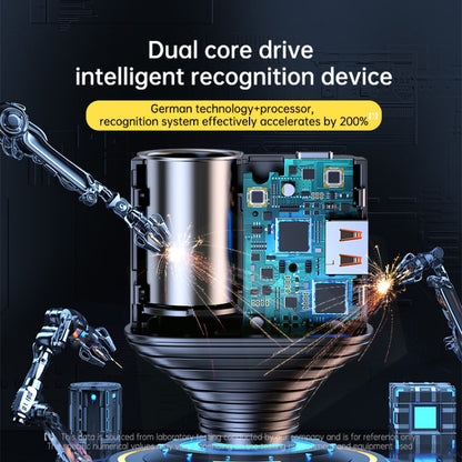 C26 4 in 1 PD45W Type-Cx2+USB Car Cigarette Lighter Fast Charging Charger, C26