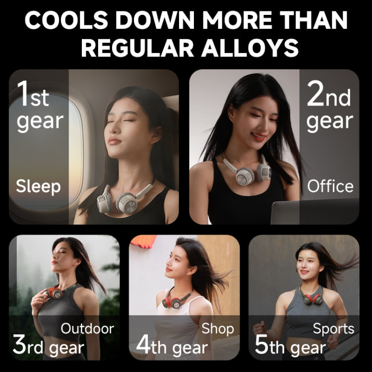 MF088 XINGLUO Neck Band Electric Fan