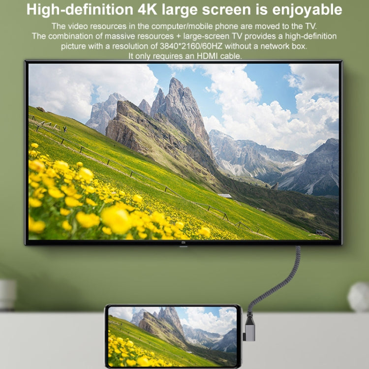 Micro HDMI Male Elbow to HDMI Female 4K UHD 18Gbps Connection Cable, 20cm
