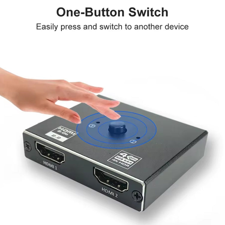 OZ 4K 60Hz 2 in 1 Out Two Ways HDMI Switcher, 4K 60Hz