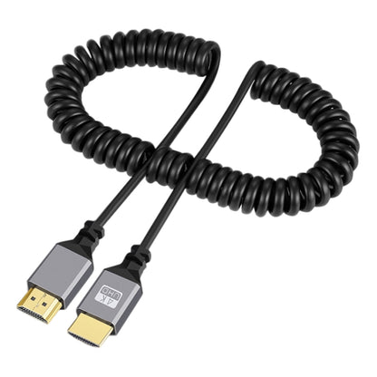HDMI OD4.0 Spring Cable, Length: 0.5m~2.4m, HDMI Type-A to HDMI Type-A, HDMI Type-A to HDMI Type-C, HDMI Type-A to HDMI Type-D