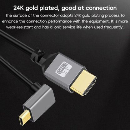 HDTV to Micro HDTV Elbow Head Spring Cable for DSLR Camera, HDTV to Micro HDTV