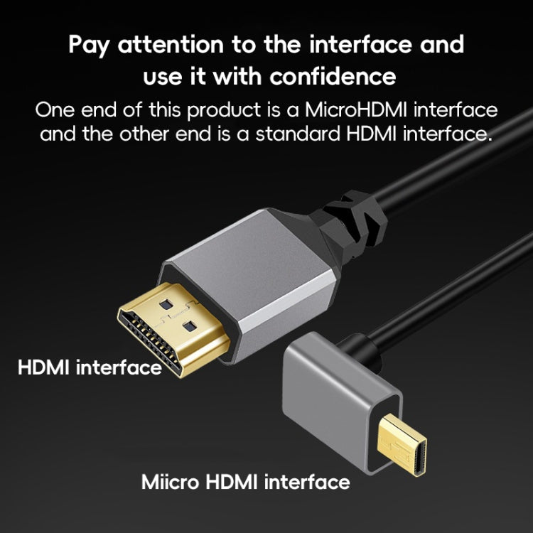 HDTV to Micro HDTV Elbow Head Spring Cable for DSLR Camera, HDTV to Micro HDTV