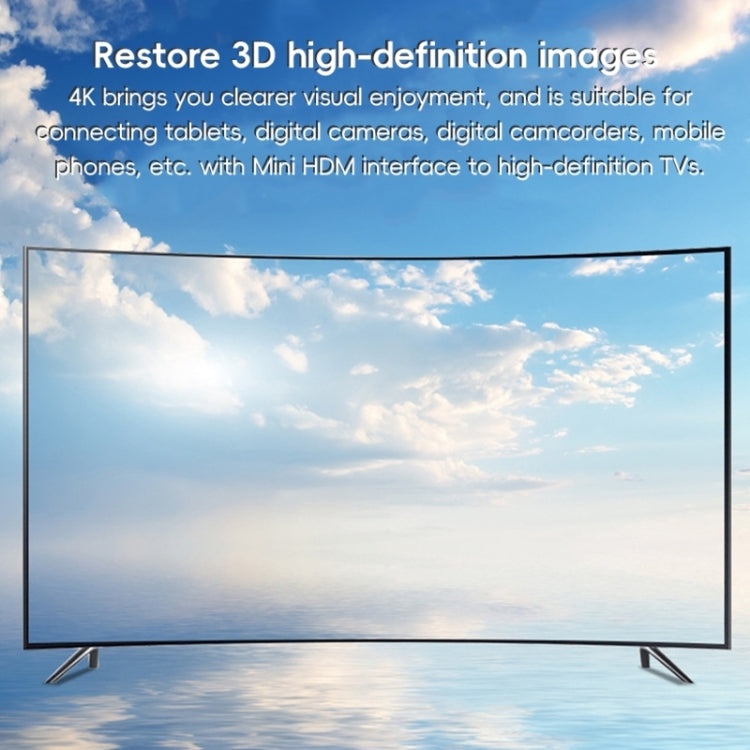 Mini HDTV to HDTV Right Angle Head HD Video Data Adapter Cable for DSLR Camera