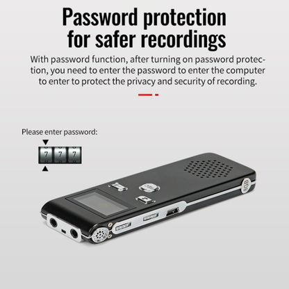 JNN X18 Mini Smart HD Noise Cancelling Voice Recorder, 4GB, 8GB, 16GB, 32GB