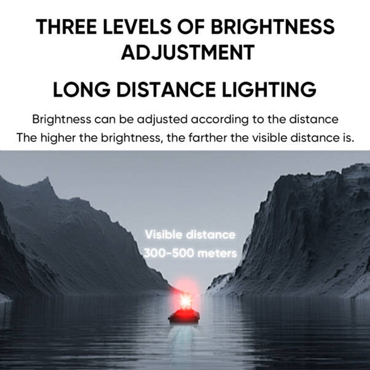T1 Fishing Bait Boat Navigation Light IP67 Waterproof