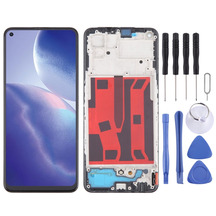 Original AMOLED LCD Screen Digitizer Full Assembly with Frame, For OPPO A78 4G CPH2565, For OPPO Reno8 Z 5G, For OPPO Reno8 4G, For OPPO Reno8 Lite 5G, For OPPO Reno8 5G, For OPPO F21 Pro 5G, For OPPO F21 Pro, For OPPO Reno7 Lite, For OPPO Reno7 4G