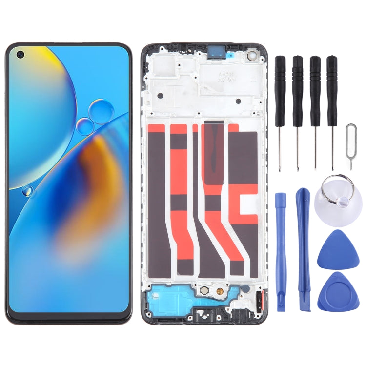 Original AMOLED LCD Screen Digitizer Full Assembly with Frame, For OPPO A78 4G CPH2565, For OPPO Reno8 Z 5G, For OPPO Reno8 4G, For OPPO Reno8 Lite 5G, For OPPO Reno8 5G, For OPPO F21 Pro 5G, For OPPO F21 Pro, For OPPO Reno7 Lite, For OPPO Reno7 4G