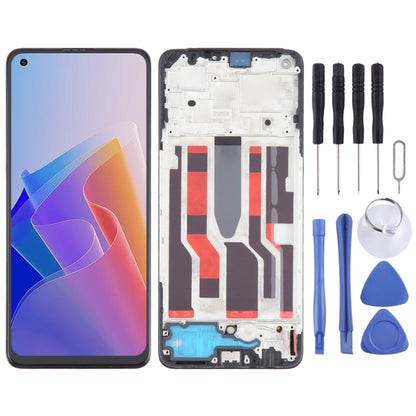 Original AMOLED LCD Screen Digitizer Full Assembly with Frame, For OPPO A78 4G CPH2565, For OPPO Reno8 Z 5G, For OPPO Reno8 4G, For OPPO Reno8 Lite 5G, For OPPO Reno8 5G, For OPPO F21 Pro 5G, For OPPO F21 Pro, For OPPO Reno7 Lite, For OPPO Reno7 4G