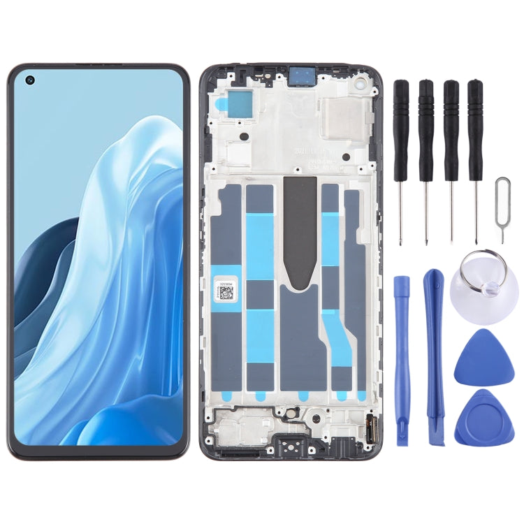 Original AMOLED LCD Screen Digitizer Full Assembly with Frame, For OPPO A78 4G CPH2565, For OPPO Reno8 Z 5G, For OPPO Reno8 4G, For OPPO Reno8 Lite 5G, For OPPO Reno8 5G, For OPPO F21 Pro 5G, For OPPO F21 Pro, For OPPO Reno7 Lite, For OPPO Reno7 4G