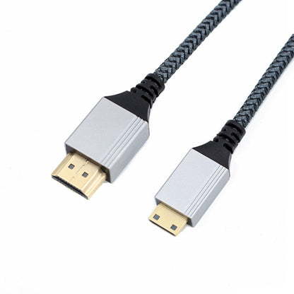 HDTV to Mini HDTV 4K UHD Video Transmission Braided Cable, 0.3m, 1m, 1.5m, 2m, 3m, 5m
