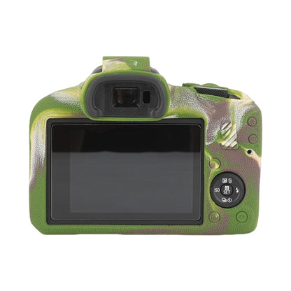 Litchi Texture Soft Silicone Protective Case, For Canon EOS R100