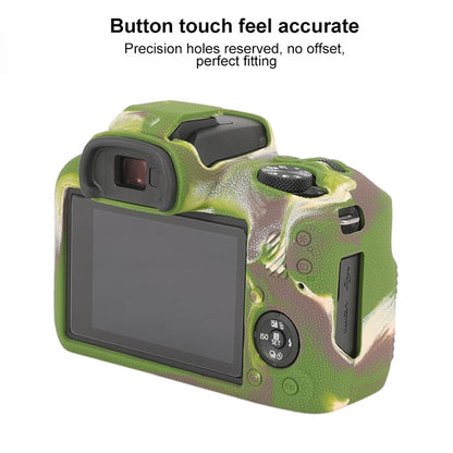 Litchi Texture Soft Silicone Protective Case, For Canon EOS R100