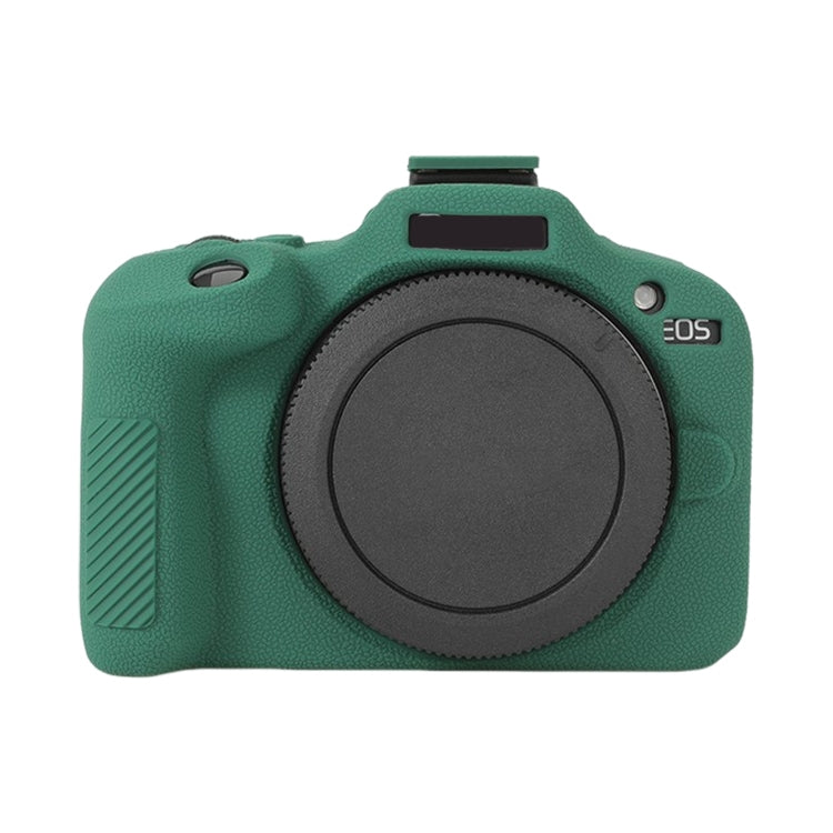 Litchi Texture Soft Silicone Protective Case, For Canon EOS R100