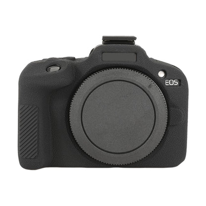 Litchi Texture Soft Silicone Protective Case, For Canon EOS R100