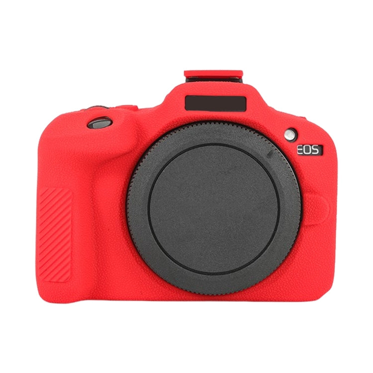 Litchi Texture Soft Silicone Protective Case, For Canon EOS R100