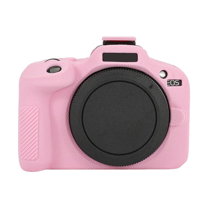 Litchi Texture Soft Silicone Protective Case, For Canon EOS R100