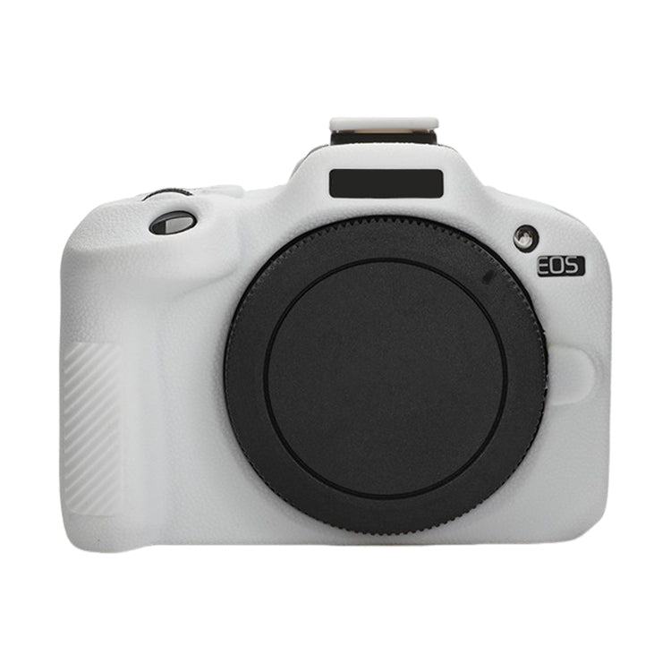 Litchi Texture Soft Silicone Protective Case, For Canon EOS R100