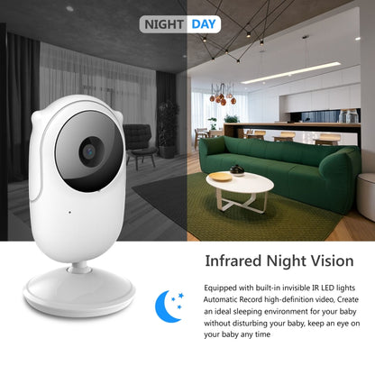 SM25 2.4 inch LCD Screen Baby Monitor Care Camera, EU Plug, US Plug