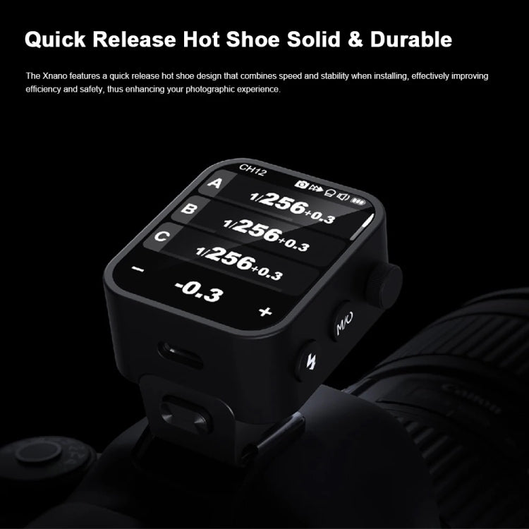 Godox X3 TTL Wireless Flash Trigger Touch Screen Flash Transmitter, For Canon, For Nikon, For Sony, For FUJIFILM, For Olympus / Panasonic
