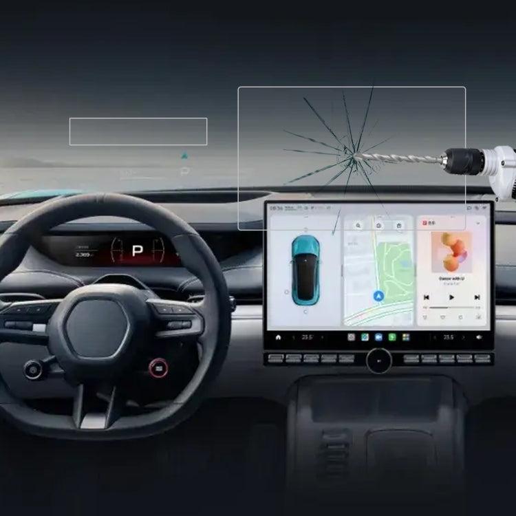 Car Navigator Protective Film Tempered Glass Film, For Tesla Model 3 2024, For XIAOMI SU7