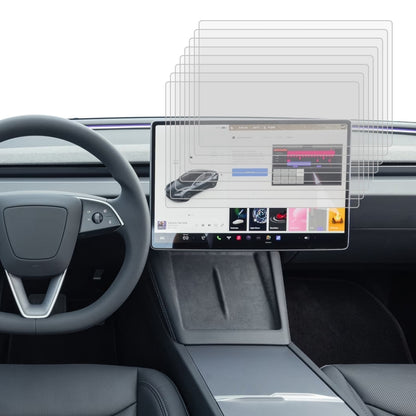 25pcs Car Navigator Protective Film Tempered Glass Film, For Tesla Model 3 2024, For XIAOMI SU7