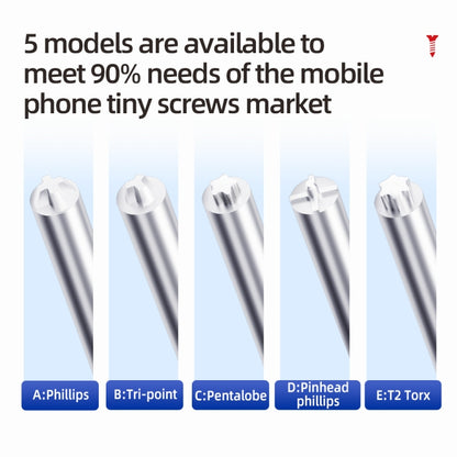 3 in 1 QianLi iWhale Special S2 Steel Magnetic Torque 3D Screwdriver, A/B/C