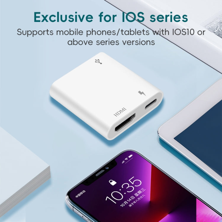XM006 1080P iOS10.0 HDMI Mobile Phone AV Adapter