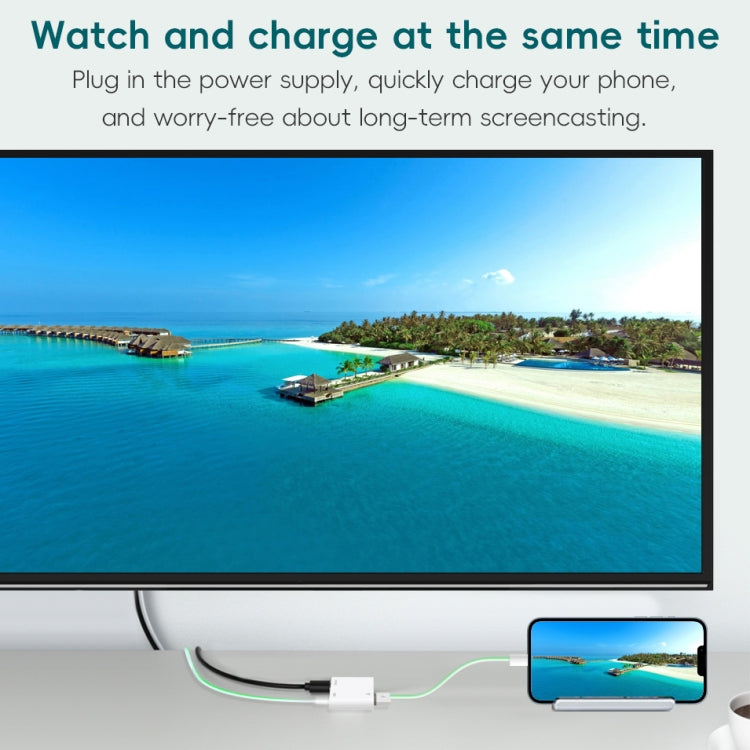 XM006 1080P iOS10.0 HDMI Mobile Phone AV Adapter