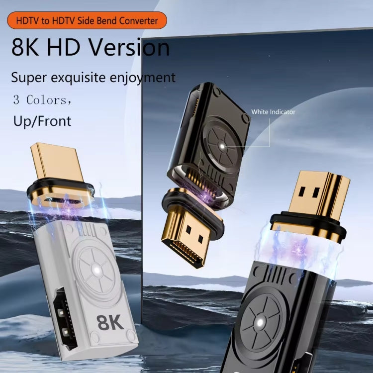 8K 60Hz HDTV to HDTV Side Bend Magnetic Converter