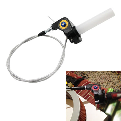Off-road Motorcycle Modified 22mm Handle Throttle Clamp Hand Grip Big Torque Oil Visual Throttle Accelerator for with Cable