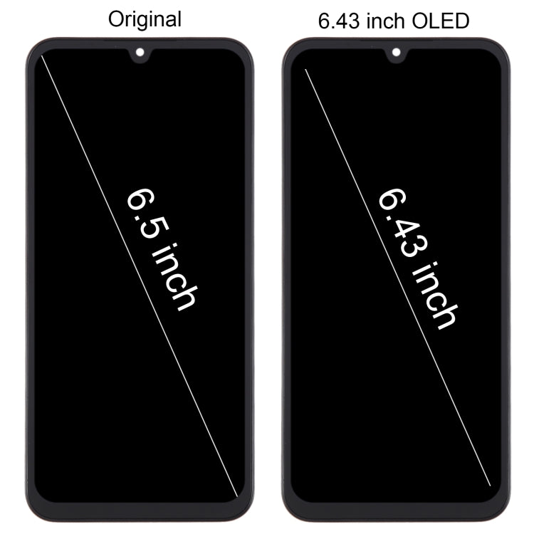 OLED LCD Screen Digitizer Full Assembly with Frame, For Samsung Galaxy A15 5G SM-A156B 6.43inch, For Samsung Galaxy A15 5G SM-A156B 6.36inch, For Samsung Galaxy A15 4G SM-A155F 6.36inch, For Samsung Galaxy A15 4G SM-A155F 6.43inch
