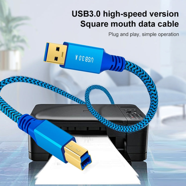Printer / Hard Disk USB 3.0 A Male to B Male Connector Cable, 0.3m, 0.6m, 1m, 2m, 3m