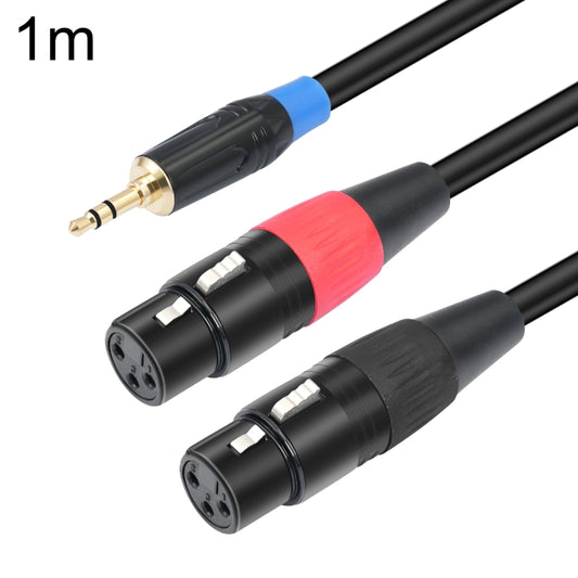 TC195BUXK107RE 3.5mm Male to Dual XLR 3pin Female Audio Cable, 1m, 2m, 3m