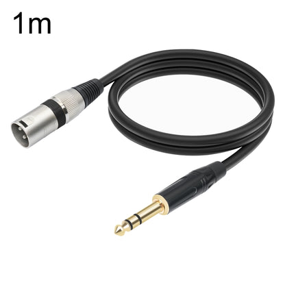 TC145BK55 6.35mm 1/4 TRS Male to XLR 3pin Male Microphone Cable, 1m, 2m, 3m, 5m, 10m