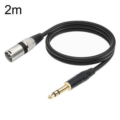 TC145BK55 6.35mm 1/4 TRS Male to XLR 3pin Male Microphone Cable, 1m, 2m, 3m, 5m, 10m