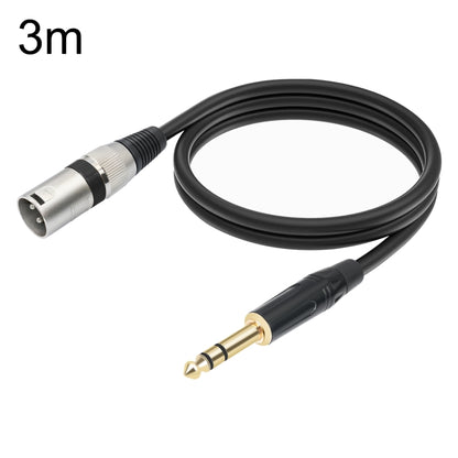 TC145BK55 6.35mm 1/4 TRS Male to XLR 3pin Male Microphone Cable, 1m, 2m, 3m, 5m, 10m