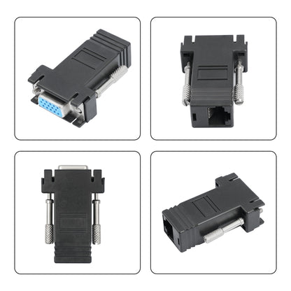 DB15 VGA Female to RJ45 8P Female Adapter, VGA to RJ45 8P