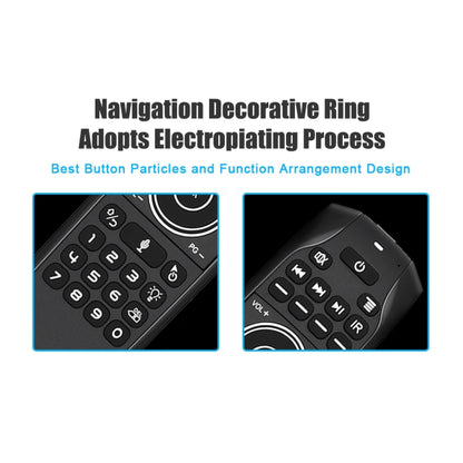G7V Pro 2.4GHz Fly Air Mouse LED Backlight Wireless Keyboard Remote Control with Gyroscope for Android TV Box / PC, Support Intelligent Voice