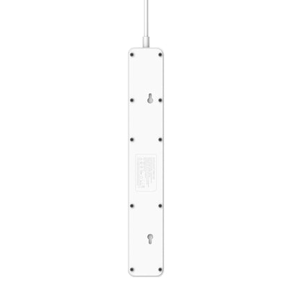 LDNIO SC5319 5-position Travel Home Office Socket with 38W USB Ports, Cable Length: 2m, EU Plug, UK Plug, US Plug